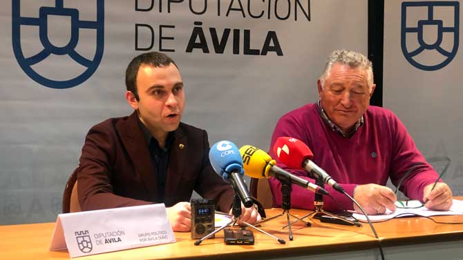 Alberto Encinar y &Aacute;ngel Jim&eacute;nez, diputados de Por &Aacute;vila.