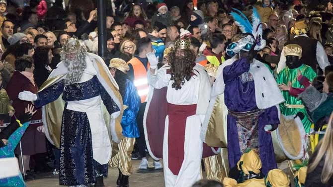 Cabalgata de Reyes en Cebreros.