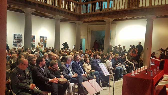 Conmemoración del Día del Holocausto en Ávila.