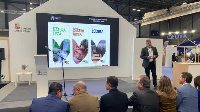 Presentación de la Diputación de Ávila en FITUR.