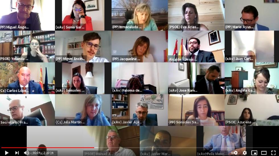 Imagen de archivo de un pleno municipal.