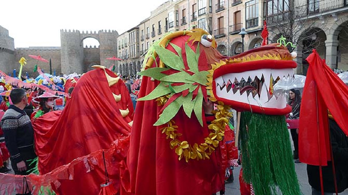 Pasacalles de Carnaval en Ávila (Archivo)