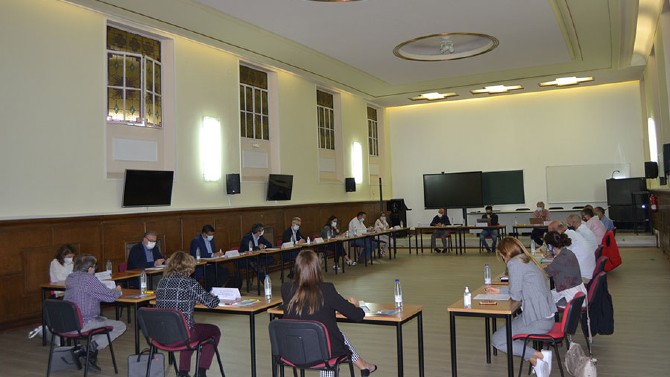 Imagen de archivo de una reunión del Programa Territorial de Fomento.