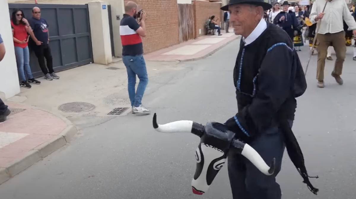 Vaquilla de Burgohondo en Mascarávila
