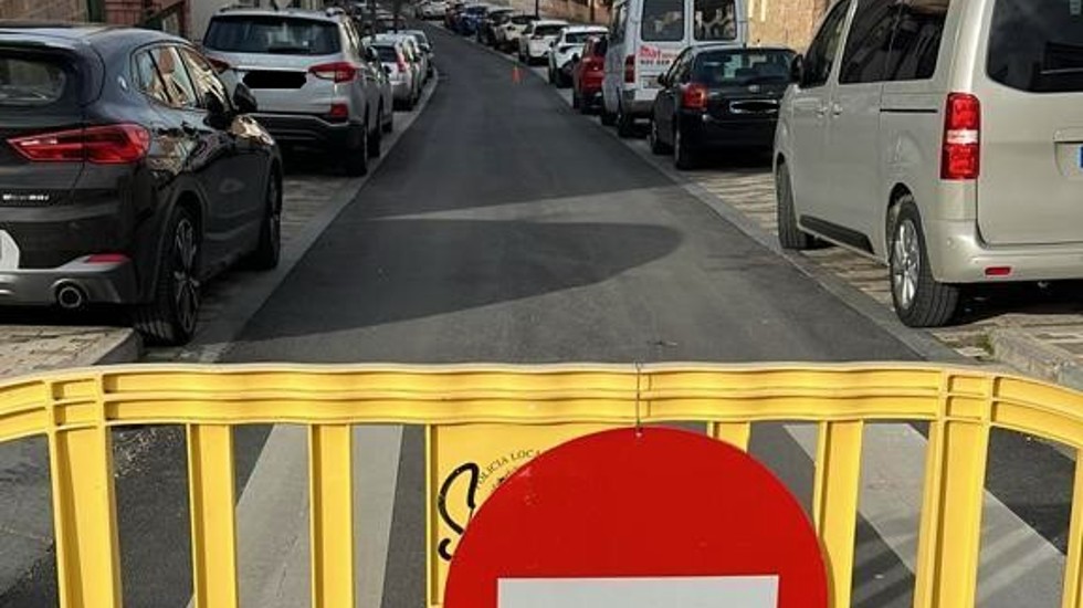 Corte de la calle Encarnación.