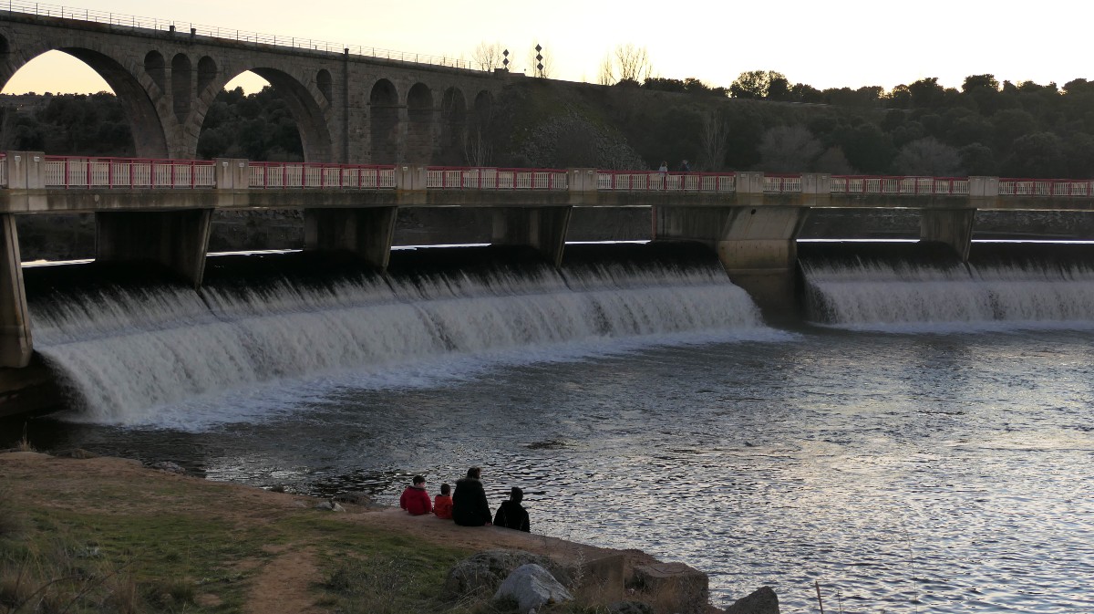 El embalse de Fuentes Claras en la tarde del martes.