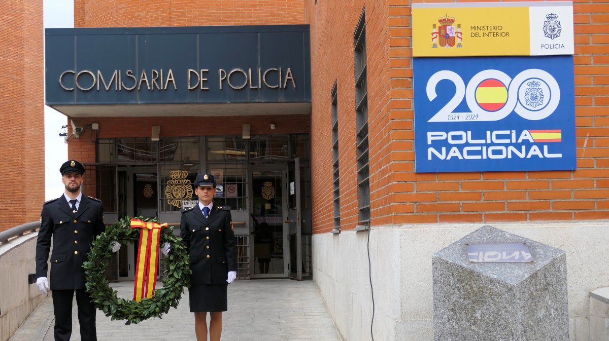 Celebración en Ávila de 200 aniversario de la Policía Nacional.