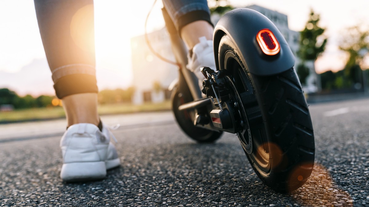 Patinete eléctrico.