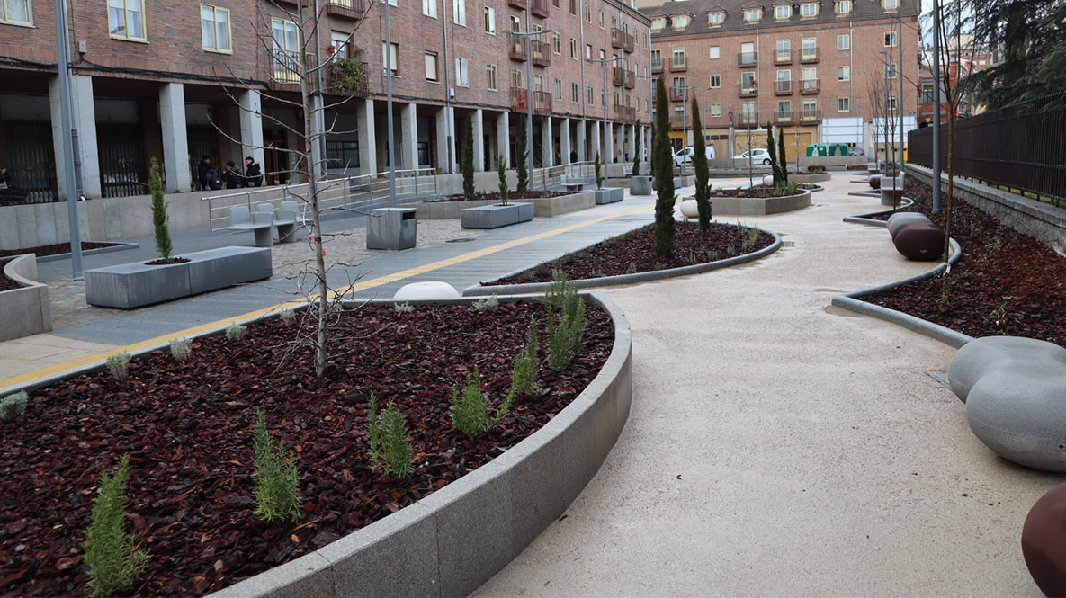 Remodelación de la plaza de San Francisco, incluida en los proyectos Edusi en 2023.