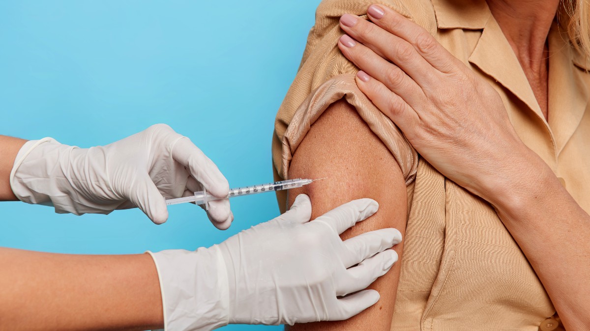 Vacunación contra la gripe.