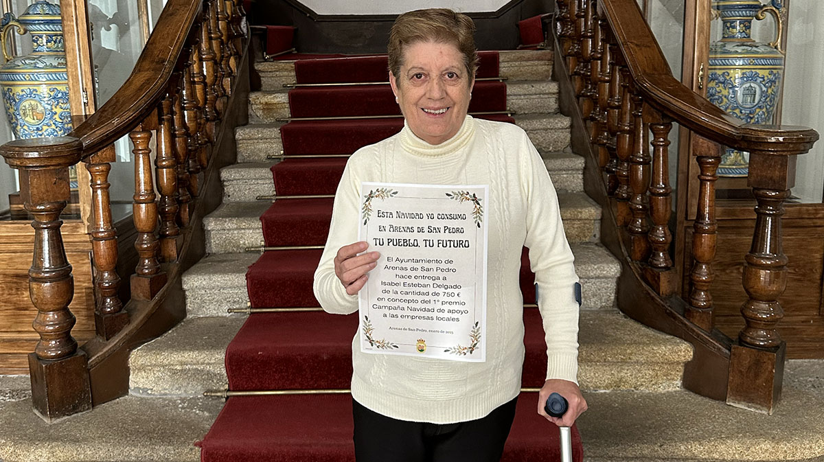 Isabel Esteban, ganadora del primer premio