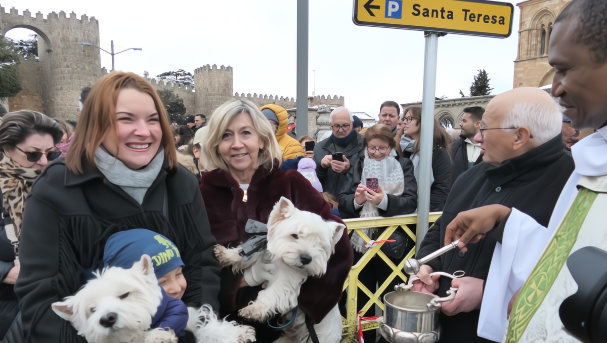 Bendici&oacute;n de mascotas con motivo de San Ant&oacute;n.