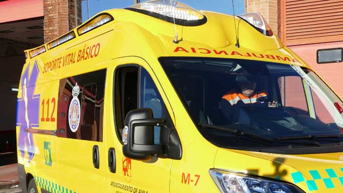 Ambulancia de soporte vital.