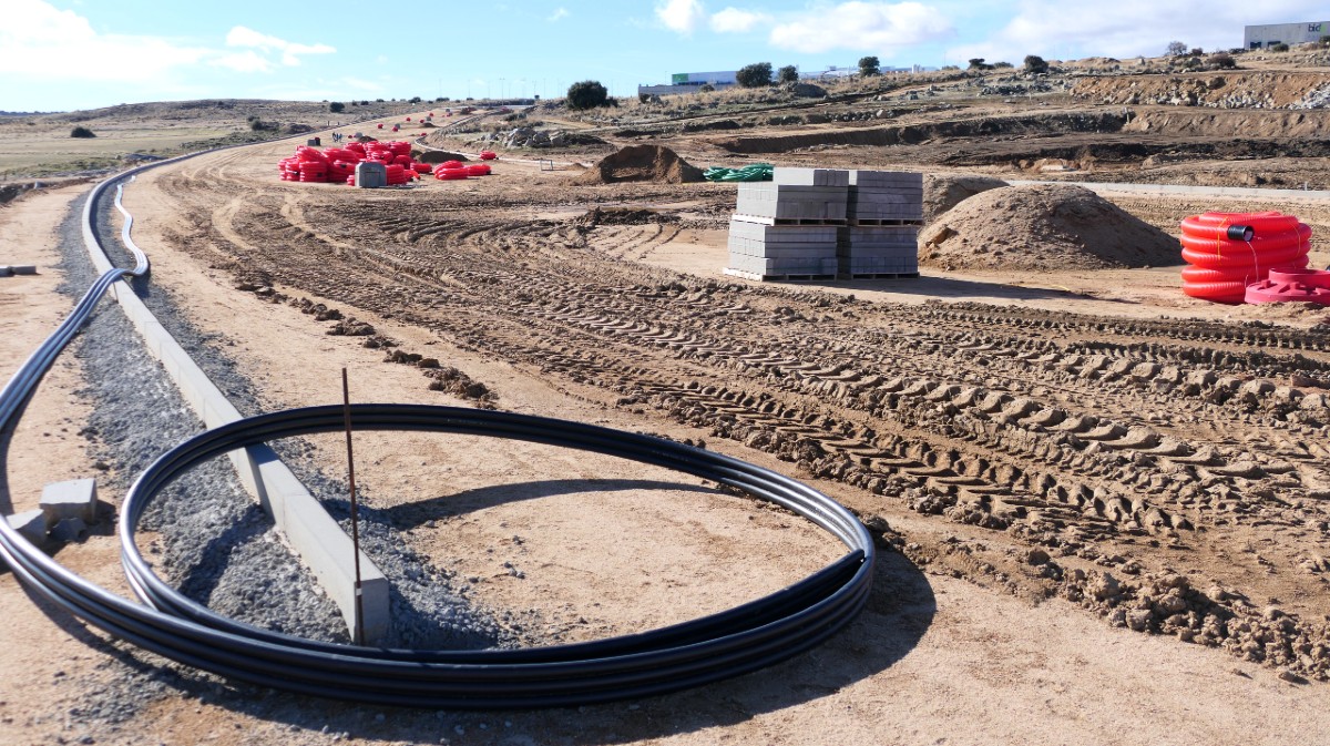 Obras de ampliaci&oacute;n del pol&iacute;gono industrial de Vicolozano.