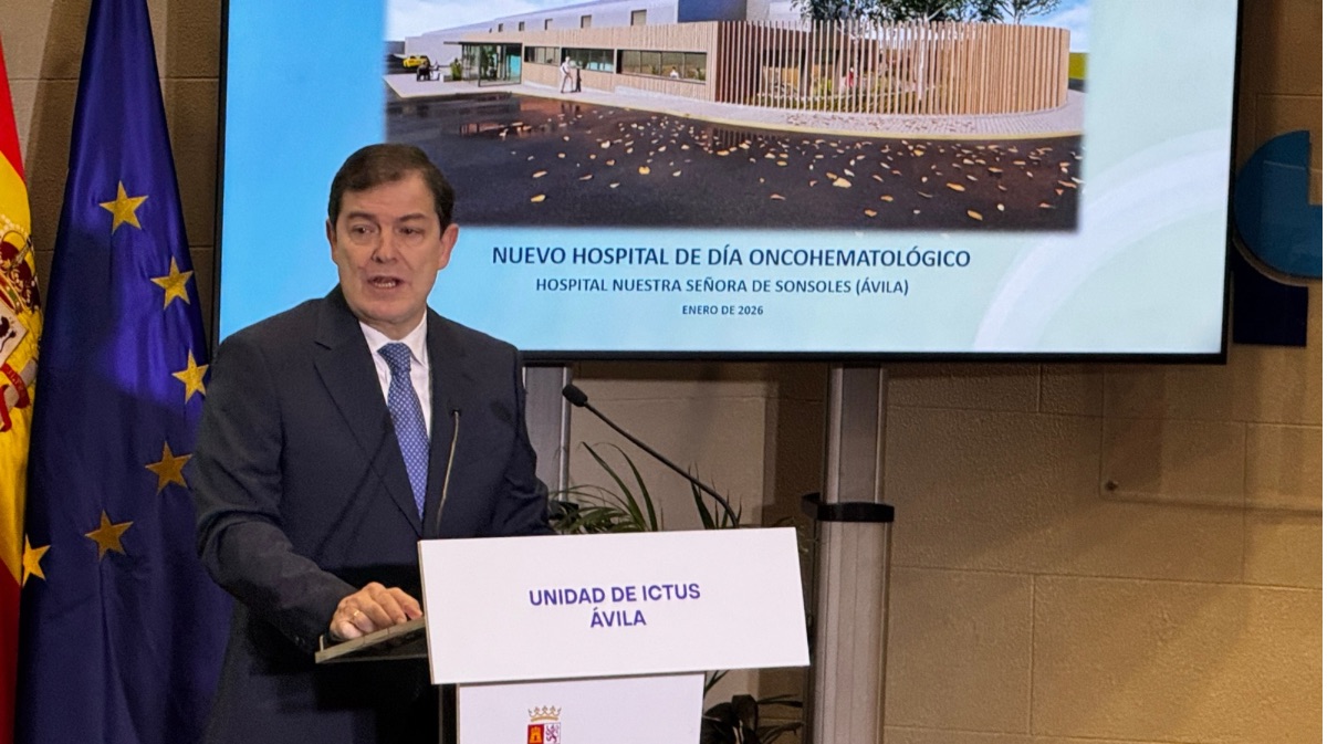 Alfonso Fern&aacute;ndez Ma&ntilde;ueco anuncia el inicio de las obras del Hospital de D&iacute;a Oncohematol&oacute;gico