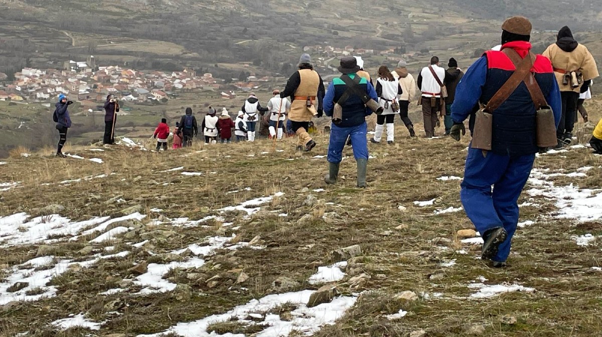 Cencerrada de San Antón en Riofrío.