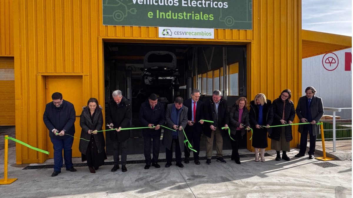 Inauguraci&oacute;n del nuevo m&oacute;dulo de desmontaje de veh&iacute;culos el&eacute;ctricos de Cesvimap