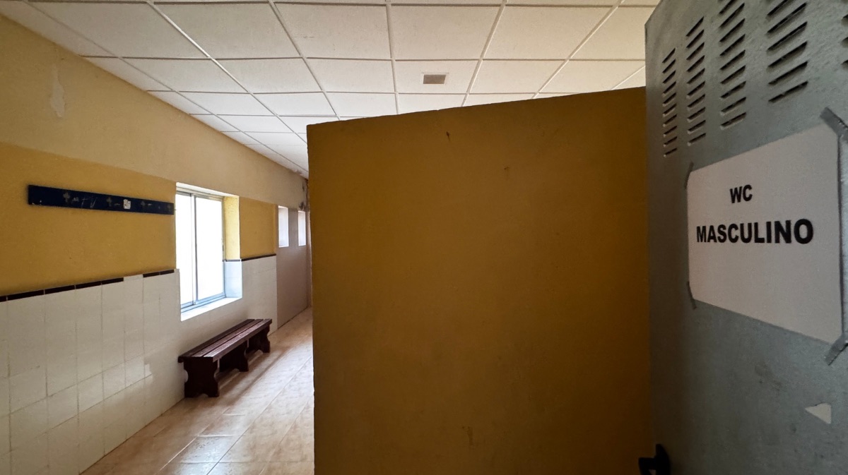 Vestuarios del pabell&oacute;n de la Ciudad Deportiva