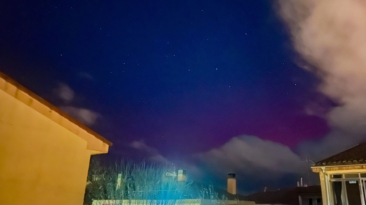 Primeras auroras boreales desde &Aacute;vila en 2026/ Susana Mart&iacute;n