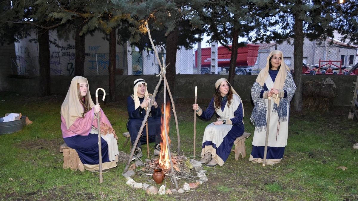 Bel&eacute;n viviente de Mu&ntilde;ico.