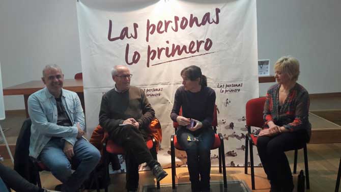 Javier Jara, Carlos Martín, Miriam Martín y Pilar Baeza.