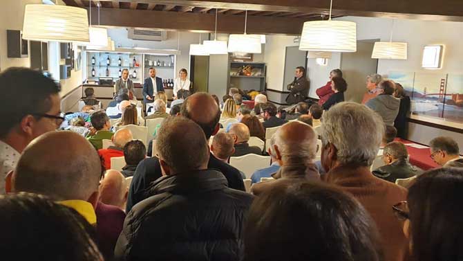 Reunión informativa de Por Ávila en una imagen facilitada porel partido.