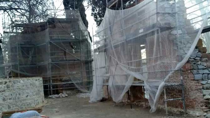 Restauración de San Isidoro en el madrileño Retiro.