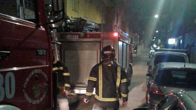 Incendio en una vivienda causada por una olla.
