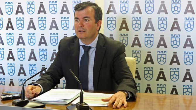 Juan Pablo Martín, portavoz del PP en la Diputación.