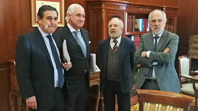 Reunión entre el TSJCyL y el Ministerio de Justicia.