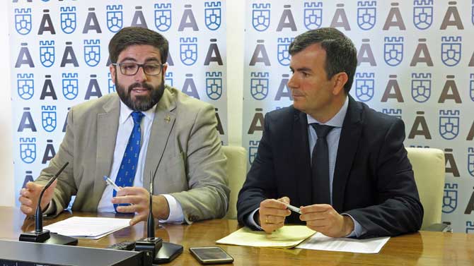 Presidente y responsable de Econom&iacute;a de la Diputaci&oacute;n.