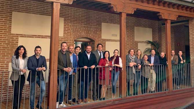 Miembros de la comisión de cultura de las Ciudad Patrimonio.