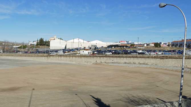 Zona donde se levantará la nave de fabricación de recambios de Nissan.