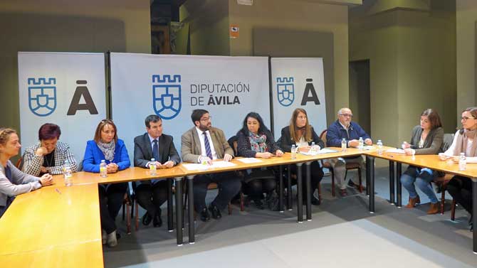 Mesa técnica del I Plan de Igualdad de la Diputación de Ávila.