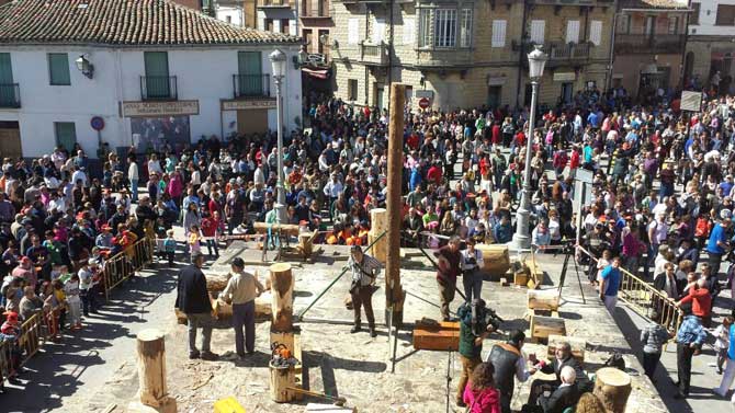 Fiesta de los gabarreros en El Espinar.