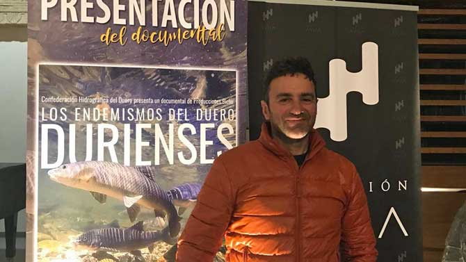 Carlos Rodríguez, director de 'Durienses', ha presentado el documental sobre el río Duero.