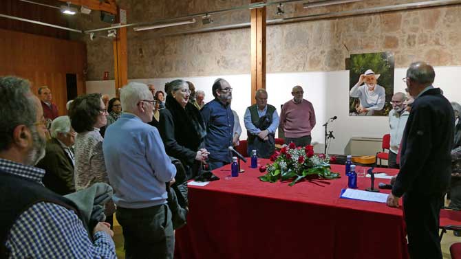 Acto en recuerdo a Emilio Rodríguez Almeida.