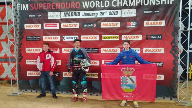 El piloto candeledano Manuel Gómez en el Open del Mundial de Súper Enduro.