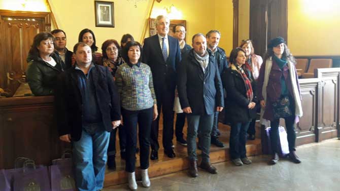 Delegación de Grecia y Bulgaria en el Ayuntamiento de Ávila.