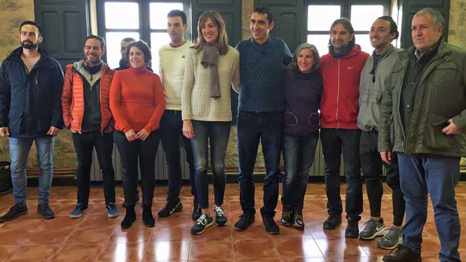 Participantes en el Ávila Running Camp Winter Edition.