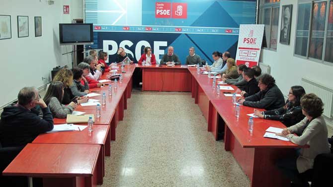 Ejecutiva provincial del PSOE de Ávila.