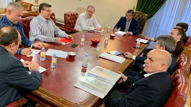 Reunión de la Mesa del Diálogo Social provincial.