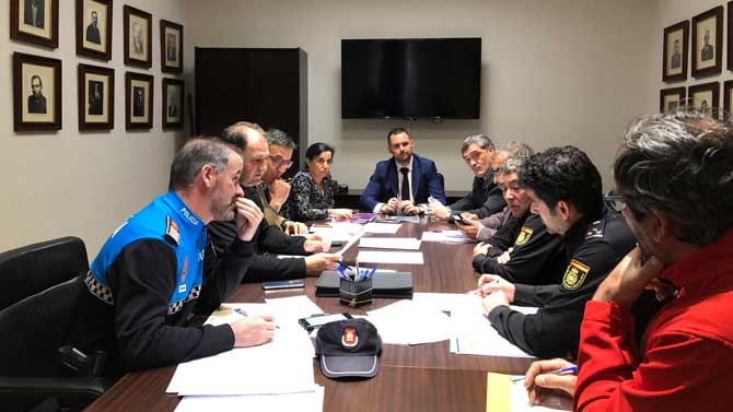 Junta de Seguridad Local ante el Carnaval de Ávila.