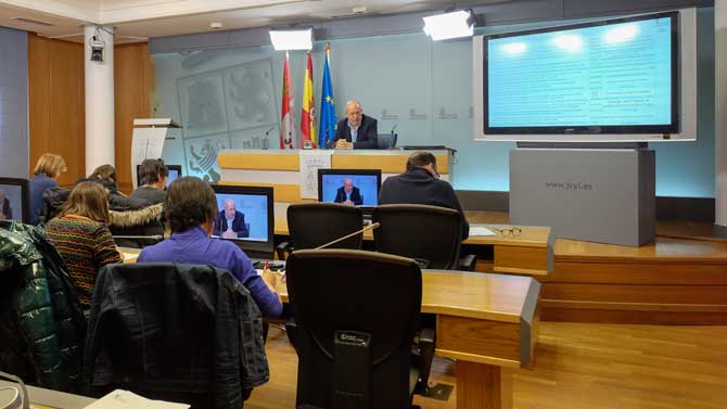 Rueda de prensa tras el Consejo de Gobierno de la Junta.