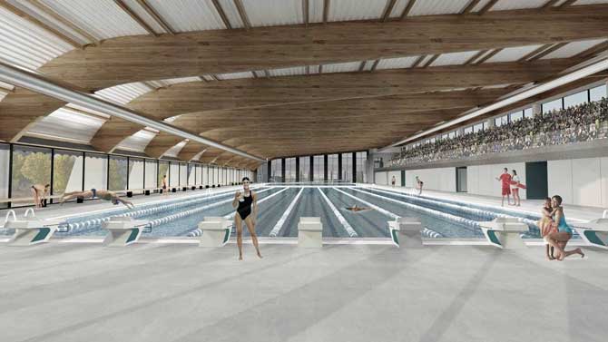 Proyecto de la nueva piscina cubierta,