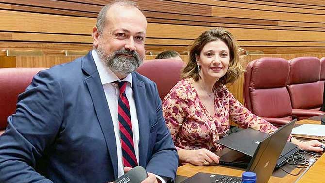 Miguel Hernández y Soraya Blázquez, procuradores del PSOE por Ávila.