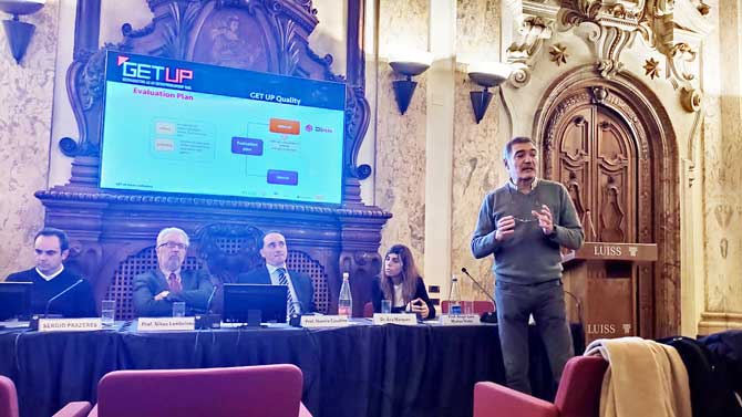 Presentaci&oacute;n en Italia del proyecto 'Get up' de la Polit&eacute;cnica de &Aacute;vila.