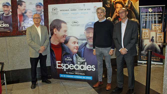 Presentación del preestreno en Ávila de 'Especiales'.