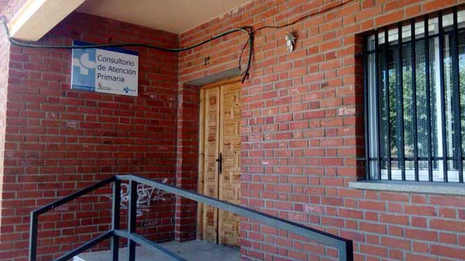 Consultorio médico en una localidad de la provincia.