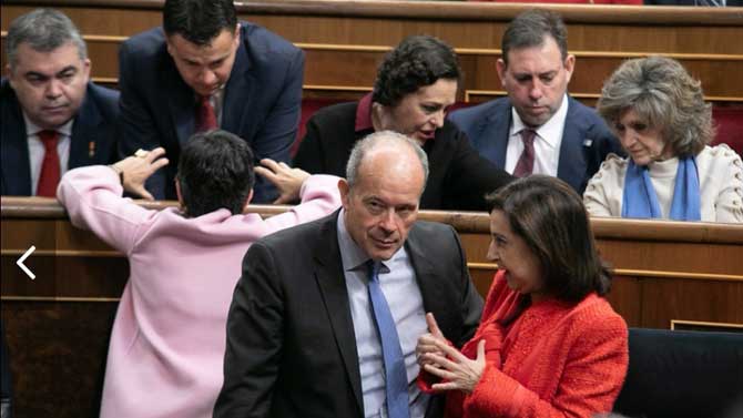 Margarita Robles en la apertura de la legislatura.